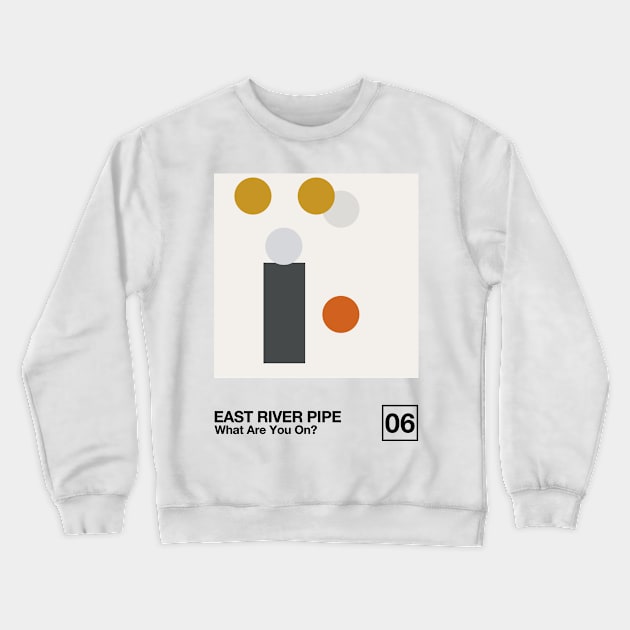 East River Pipe / Minimalist Graphic Artwork Poster Design Crewneck Sweatshirt by saudade